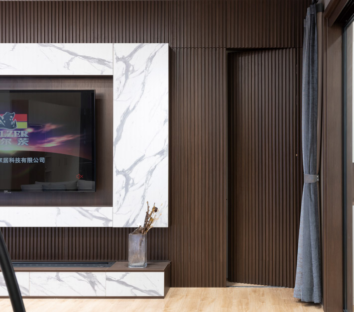 藏起来的隐形门，打造不一样的背景墙